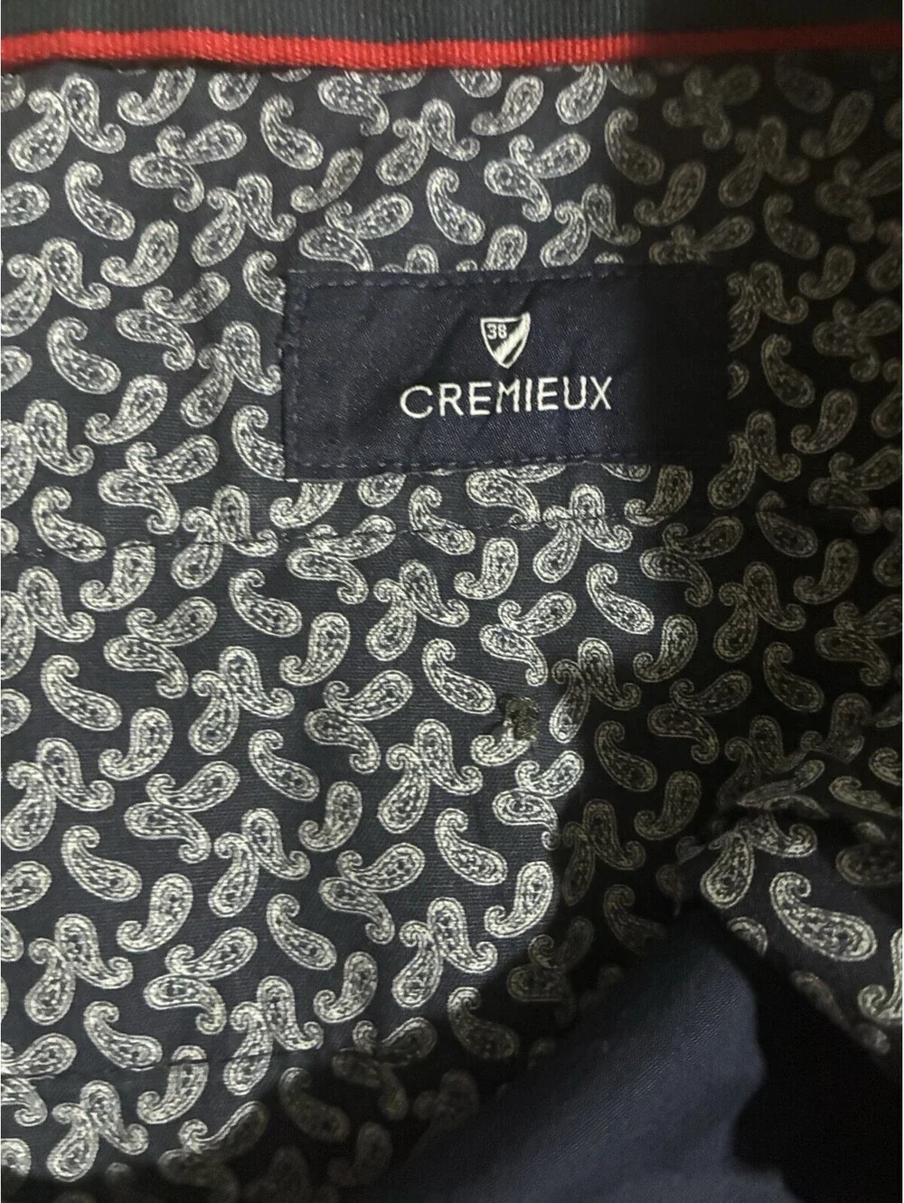 Cremieux Madison Men’s Shorts 33 Navy Blue Embroidered Marlin Fish 100% Cotton